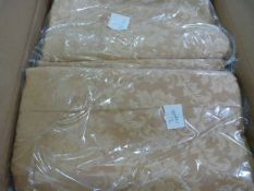 *12 Gold Brocade 144X90