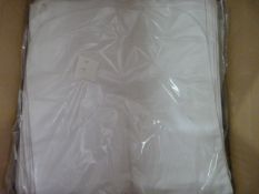 *60 White Polycotton Chair Covers