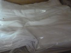 *60 White Polycotton Chair Covers