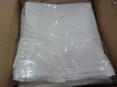 *70 White Polycotton Chair Covers