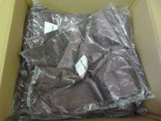 *69 Violet Crushed Taffeta Chair Covers