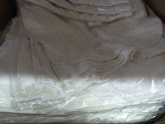 *70 Ivory Brocade Chair Covers