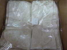 *50 Ivory Brocade Chair Covers