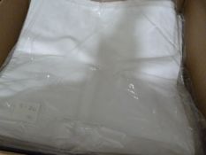 *62 White Polycotton Chair Covers