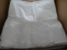 *56 White Polycotton Chair Covers