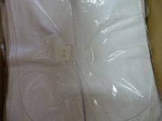 *60 White Polycotton Chair Covers