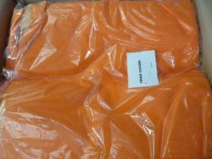 *70 Orange Polycotton Chair Covers