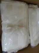 *400 Ivory Crushed Taffeta Napkins