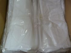 *60 White Polycotton Chair Covers
