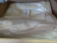 *50 Ivory Damask Chair Covers
