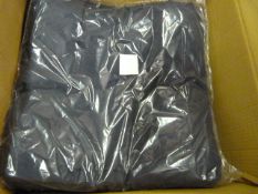 *77 Navy Polycotton Chair Covers