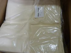 *60 Ivory Polycotton Chair Covers