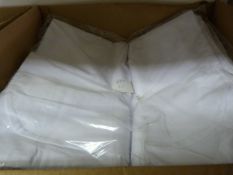 *60 White Polycotton Chair Covers