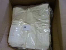 *60 Ivory Polycotton Chair Covers