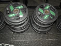 Alex Olympic Weights 8x20kg, 8x15kg, 8x10kg