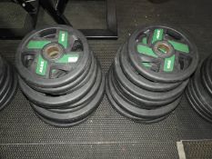 Set of Alex Olympic Weights 8x20kg, 8x15kg, 6x10kg
