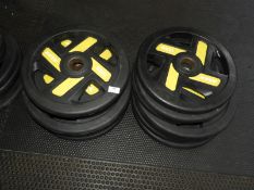 Set of Alex Olympic Weights 8x20kg, 6x15kg