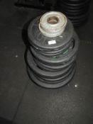 Alex Olympic Weights 4x20kg 4x15kg 4x10kg 4x5kg 2x1.25kg