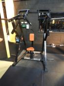 Reverse Seated Lat Pull Down Machine Loose Loaded