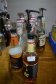 Nineteen Bottles of Assorted Syrups