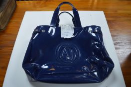 *Armani Jeans Tote Bag (Blue)