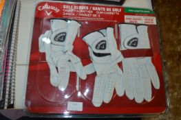 *Callaway Golf Gloves Pack