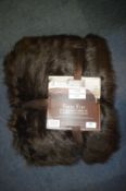 *Faux Fur Oversized Throw