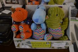 *Bone & Barkers Dog Toys 3pk