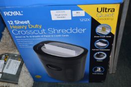 *Royal 1212x Heavy Duty Cross Cut Shredder