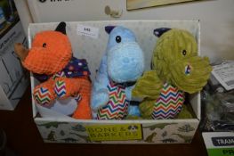 *Bone & Barkers Dog Toys 3pk