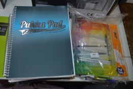 *Bic Assorted Pen Pack and a 11 A4 Ring Bound Notebooks