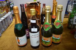 Thirteen Assorted Bottles of Wine, Bucks Fizz, etc