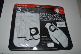 *KS Golf Glove 3 Pack