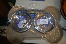 *Loving Pets Bowl+Mat Dog Set