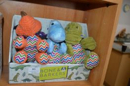 *Bone & Barkers Dog Toys 3pk