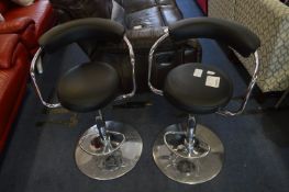 *Black Gaslift Barstool 2pk