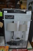 *Mercury Glass Table Lamp 2pk