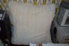*Printed Faux Fur Cushion