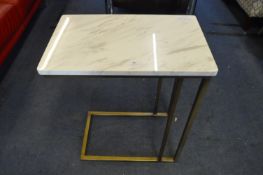 *Milan Marble Topped Side Table