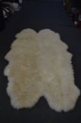 *Henan Sheepskin Quad Rug
