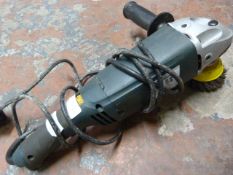 Workzone Angle Grinder with Wire Brush Attachment