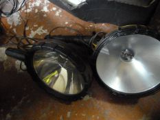 Two Large Handheld Spotlights