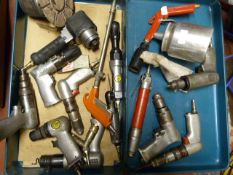 Box of Assorted Pneumatic Tools