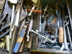 Toolbox and Contents Including Chain Splitter, Dra