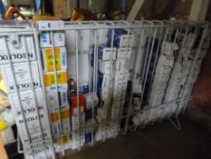 Rack of Assorted Auto Bulbs