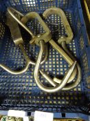 Four Large Meat Hooks