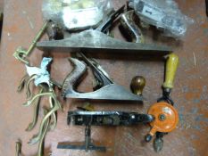 Record 5.5, Stanley 4 and Stanley 78 Planes, Brass