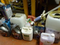 Job Lot of Part Used Valeting Product, Oil, Tyre S