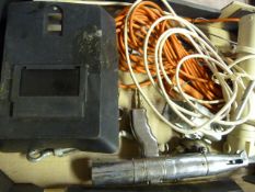 Pneumatic Saw, Welding Mask, Heater, Leads, etc.