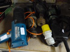 Two Black & Decker Drills, Hitachi Grinder and a B